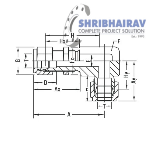 Bulkhead Union Elbow Fittings