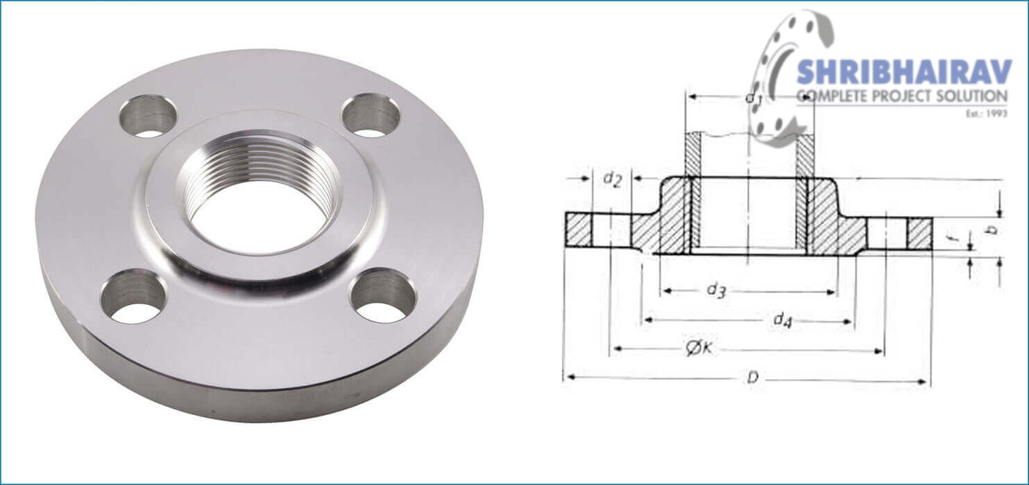 ASTM B160 Nickel Alloy 200 / 201 Threaded / Screwed Flanges