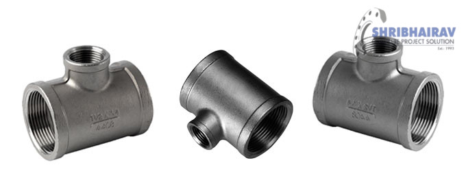 ASME B16.11 Threaded / Screwed Unequal Tee